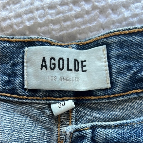 Agolde Riley Cropped Jeans - Picture 5 of 7